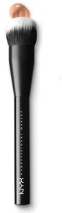 NYX Professional Makeup NYX Professional Makeup - PRO DUAL FIBER FOUNDATION BRUSH - 04 - Pędzel do nakładania podkładu NYXDF0DPO - Pędzle do makijażu - miniaturka - grafika 3