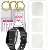 Akcesoria do smartwatchy - 3x Folia hydrożelowa MATOWA do Hama Fit Watch 5910 - apgo Smartwatch Hydrogel MATTE Protection Ochrona na ekran smartwatcha - miniaturka - grafika 1