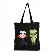 Torby i wózki na zakupy - Eko Torba na ramię Zakupy Shopper Torebka Bawełniana Halloween Dynia #49 - miniaturka - grafika 1