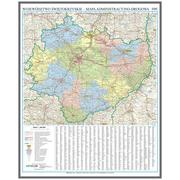 Mapy i plansze edukacyjne - EkoGraf, Województwo świętokrzyskie mapa ścienna na podkładzie do wpinania - pinboard, 1:200 000 - miniaturka - grafika 1