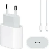 Ładowarki do telefonów - Ładowarka Zasilacz Wtyczka Kabel do ładowania Apple iPhone 12 13 14 PRO MAX USB-C - miniaturka - grafika 1