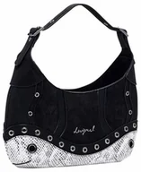 Torebki damskie - Desigual Wąż damska torba na ramię, Czarny (Black) - miniaturka - grafika 1