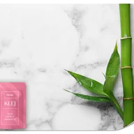 Fototapety - FOTOTAPETA DO SALONU SYPIALNI BAMBUS LIŚCIE MARMUR ABSTRAKCJA BOHO 350x256 - miniaturka - grafika 1