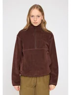 Bluzy damskie - MAZINE Bluza polarowa "Nash" w kolorze brązowym - miniaturka - grafika 1