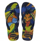 Klapki i japonki damskie - Havaianas Klapki Dziecięce Wielokolorowe Król Lew 31-32 Ż7Q - miniaturka - grafika 1