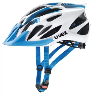 UVEX Flash kask rowerowy (rozmiar: 52 57 cm, 01 White/Blue) 4109660115 - Kaski rowerowe - miniaturka - grafika 1