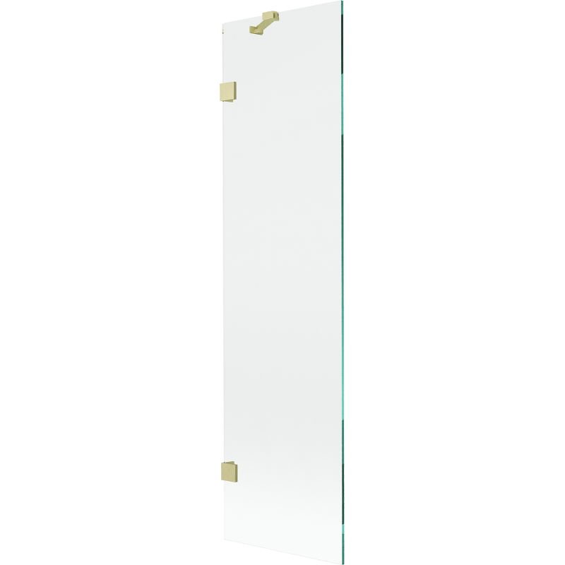Mexen Lunar parawan nawannowy 1-skrzydłowy 50 x 150 cm, transparent, złoty szczotkowany - 897-050-000-55-00