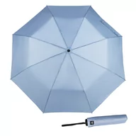 Parasole - Parasol składany manualny do torebki Blue Drop, morski - miniaturka - grafika 1