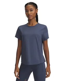 Under Armour Koszulka sportowa w kolorze granatowym - Koszulki sportowe damskie - miniaturka - grafika 1