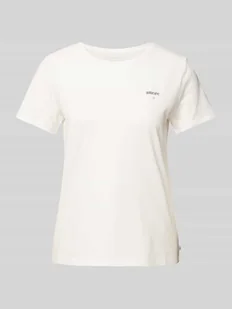 T-shirt o kroju regular fit z czystej bawełny - Koszulki i topy damskie - miniaturka - grafika 1