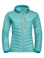 Kurtki i kamizelki sportowe damskie - Jack Wolfskin Kurtka funkcyjna "Routeburn" w kolorze turkusowym - miniaturka - grafika 1