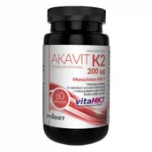 Suplementy naturalne - VITADIET Vitadiet Akavit  Witamina K2 200 Iu 60K - miniaturka - grafika 1