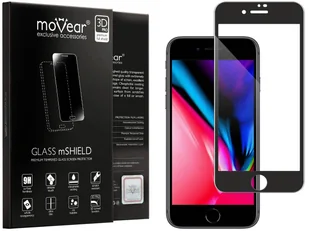 movear Szkło hartowane iPhone 8 7 na Cały Ekran 3D PRO Czarne Full Glue A0I87G3PT4ABK - Szkła hartowane na telefon - miniaturka - grafika 11