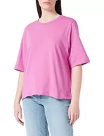Koszulki i topy damskie - United Colors of Benetton Damska koszulka z krótkim rękawem, Różowy 0 K9, L - miniaturka - grafika 1