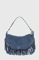 Torebki damskie - Pepe Jeans torebka zamszowa JANICE ANGIE kolor niebieski PL031530 - miniaturka - grafika 1