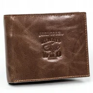 Portfele - Skórzany portfel męski z zasuwanym schowkiem - Always Wild - miniaturka - grafika 1