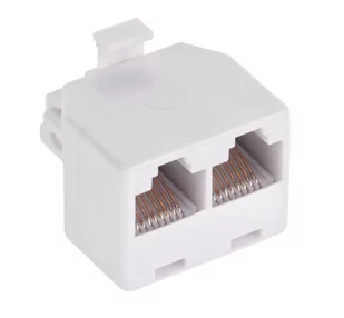 LechPol LechPol Rozgałęźnik RJ45 1/2 TEL0023-2 - Kable miedziane - miniaturka - grafika 1