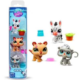 Littlest Pet Shop 3-pak Zwierzątek Zoo Pets - figurka - Figurki dla dzieci - miniaturka - grafika 1