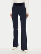 Spodnie damskie - Rinascimento Spodnie materiałowe CFC0121874003 Granatowy Regular Fit - miniaturka - grafika 1