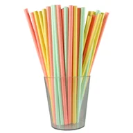 Słomki do napojów - Słomka papierowa pastelowa 12 sztuk mix - miniaturka - grafika 1