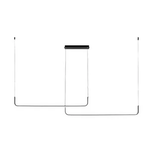 Rike lampa wisząca 2xLED/40W czarna 2023199 - Lampy sufitowe - miniaturka - grafika 1