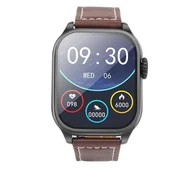 Smartwatch - Hoco Y17 Czarny/Brązowy - miniaturka - grafika 1