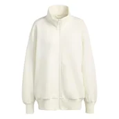Koszulki i topy damskie - adidas dames SOFT LUX FULL-ZIP TRACKTOP, off white, M - miniaturka - grafika 1