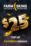 Gry PC Cyfrowe - Farmskins Wallet Card 25 USD - FARMSKINS.COM - miniaturka - grafika 1