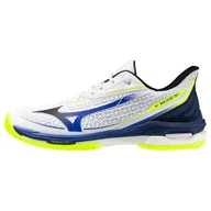 Buty sportowe męskie - Męskie buty tenisowe Mizuno Wave Exceed Tour 7 Clay White/Dazzling Blue/Lightning EUR 45 - miniaturka - grafika 1