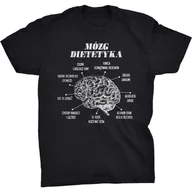 Koszulki męskie - Koszulka T-shirt Mózg Dietetyka Śmieszny Prezent na Święta Urodziny - miniaturka - grafika 1