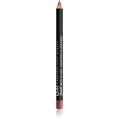 Konturówki do ust - NYX Professional Makeup Suede Matte Lip Liner Whipped Caviar - miniaturka - grafika 1
