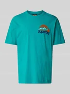 Koszulki męskie - T-shirt z detalem z logo - miniaturka - grafika 1