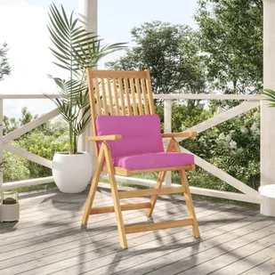 Poduszka na sofę z palet, różowa, 60x40x12 cm, tkanina - Poduszki ogrodowe - miniaturka - grafika 1