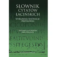 Słowniki języka polskiego - Wydawnictwo Literackie Słownik cytatów łacińskich - Zbigniew Landowski, Krystyna Woś - miniaturka - grafika 1