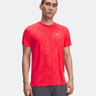 Koszulki męskie - Under Armour Męska koszulka Ua Launch Camo Ss - miniaturka - grafika 1