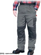 Odzież robocza - R.E.I.S. BOMULL-T - spodnie ochronne do pasa 100% BAWEŁNY - 7 klolorów - szaro-ciemnoszary 56 - miniaturka - grafika 1