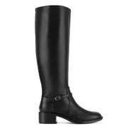 Kozaki damskie - Kozaki DeeZee HY2T609-2 Czarny - miniaturka - grafika 1