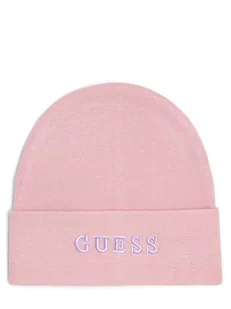 GUESS - Czapka damska, różowy - Czapki damskie - miniaturka - grafika 1