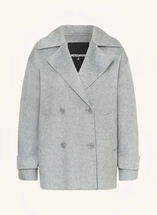 Patrizia Pepe Płaszcz Wełniany grau - Płaszcze damskie - miniaturka - grafika 1