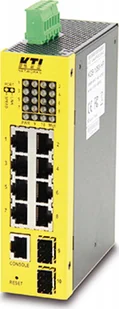 Switch KTI KGS-1060-HP 10-portowy przełącznik przemysłowy Gigabit PoE 21.13.1709 - Switche - miniaturka - grafika 1