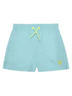 Spodenki damskie - Guess Szorty kąpielowe L5GZ00 WG282 Niebieski Regular Fit - miniaturka - grafika 1
