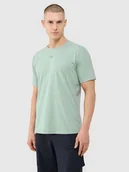 Koszulki rowerowe - 4F Koszulka rowerowa męska - zielona L - miniaturka - grafika 1