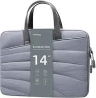 Torby na laptopy - INNOSTYLE DAMSKA TORBA NA LAPTOPA 13 14 WODOODPORNA CARRYLITE SLIM SZARA - miniaturka - grafika 1