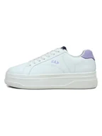 Trampki damskie - GAP Sneakersy "Paradise II" w kolorze biało-fioletowym - miniaturka - grafika 1