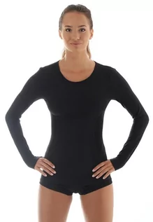 Koszulki i topy damskie - Brubeck, Koszulka damska z długim rękawem, Comfort Wool, rozmiar XL - grafika 1