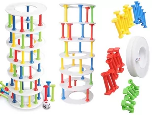 Gra Planszowa Zręcznościowa Rozwal Wieżę Dla Dzieci Gry Dziecięce Planszowe Ruchowe 3 4 5 6 7 Lat Latka Gry Na Imprezę - Gry planszowe - miniaturka - grafika 1