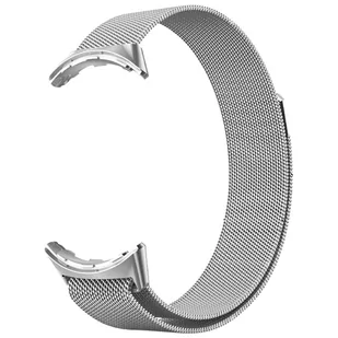 Pasek do zegarka Google Pixel Siatka ze stali nierdzewnej Magnetyczny srebrny - Akcesoria do smartwatchy - miniaturka - grafika 1