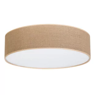 Britop Plafon LAMPA sufitowa JUTE 47924802 skandynawska OPRAWA abażurowa okrągła loft beżowa - Lampy sufitowe - miniaturka - grafika 1