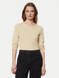 Marc O'Polo Bluzka 406 2261 52199 Beżowy Slim Fit - Bluzki damskie - miniaturka - grafika 1
