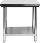 Stoły gastronomiczne - Yato Yato Stół centralny składany z półką 800x700x850 mm YG-09006 - miniaturka - grafika 1